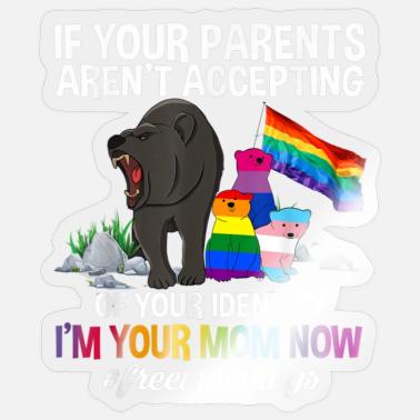 Free Mom Hugs Proud Mama Bear LGBT Gay 